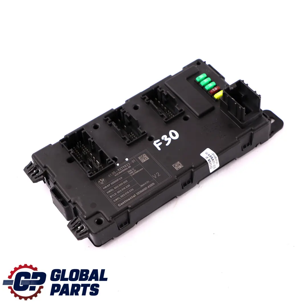 BMW F30 REM Módulo Electrónico Trasero Caja de Fusibles Control 9279823