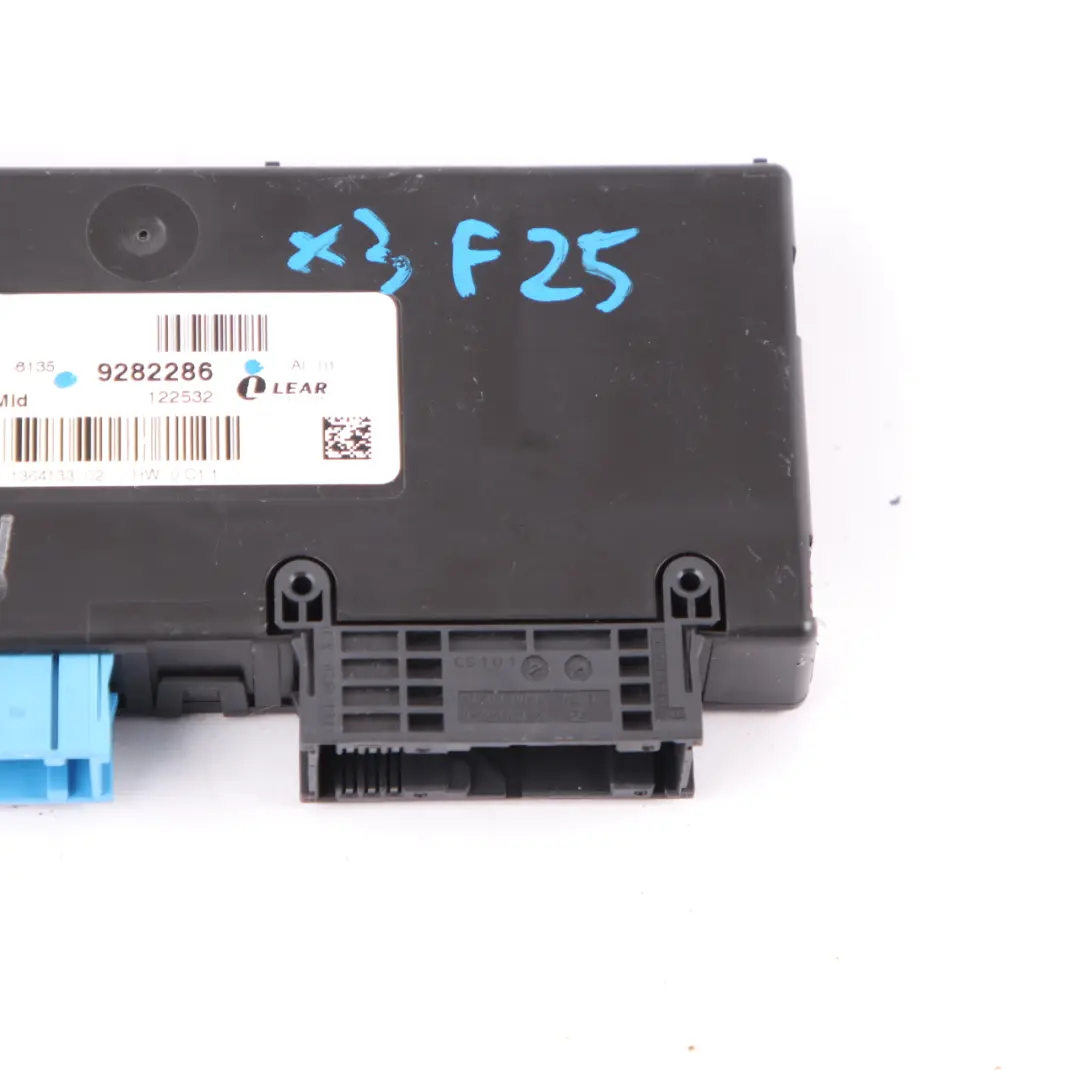 BMW X3 F25 Central Gateway Module Control Unit Lear ZGW-02 MID 9282286