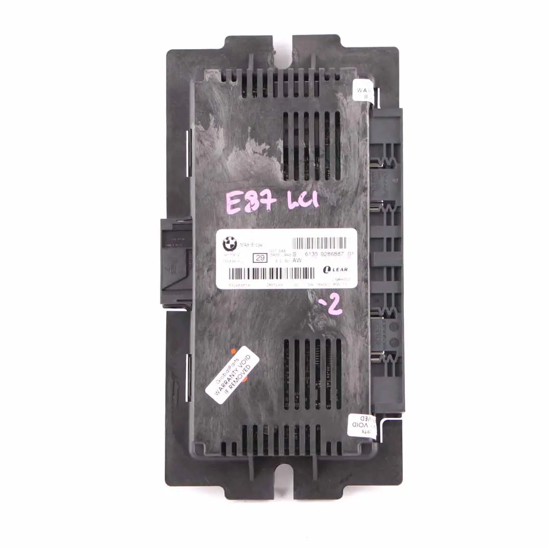 BMW E87 LCI Footwell Light Module Control Unit ECU Lear FRM3R PL2 9286887