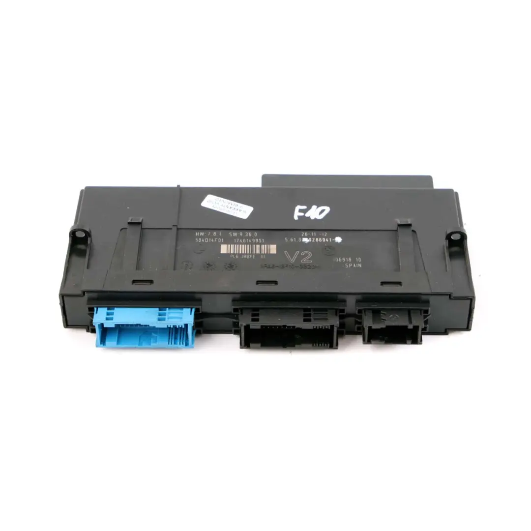 BMW F10 ECU Body Control Modul Anschlussdose V2 PL6 JBBFE III 9286941