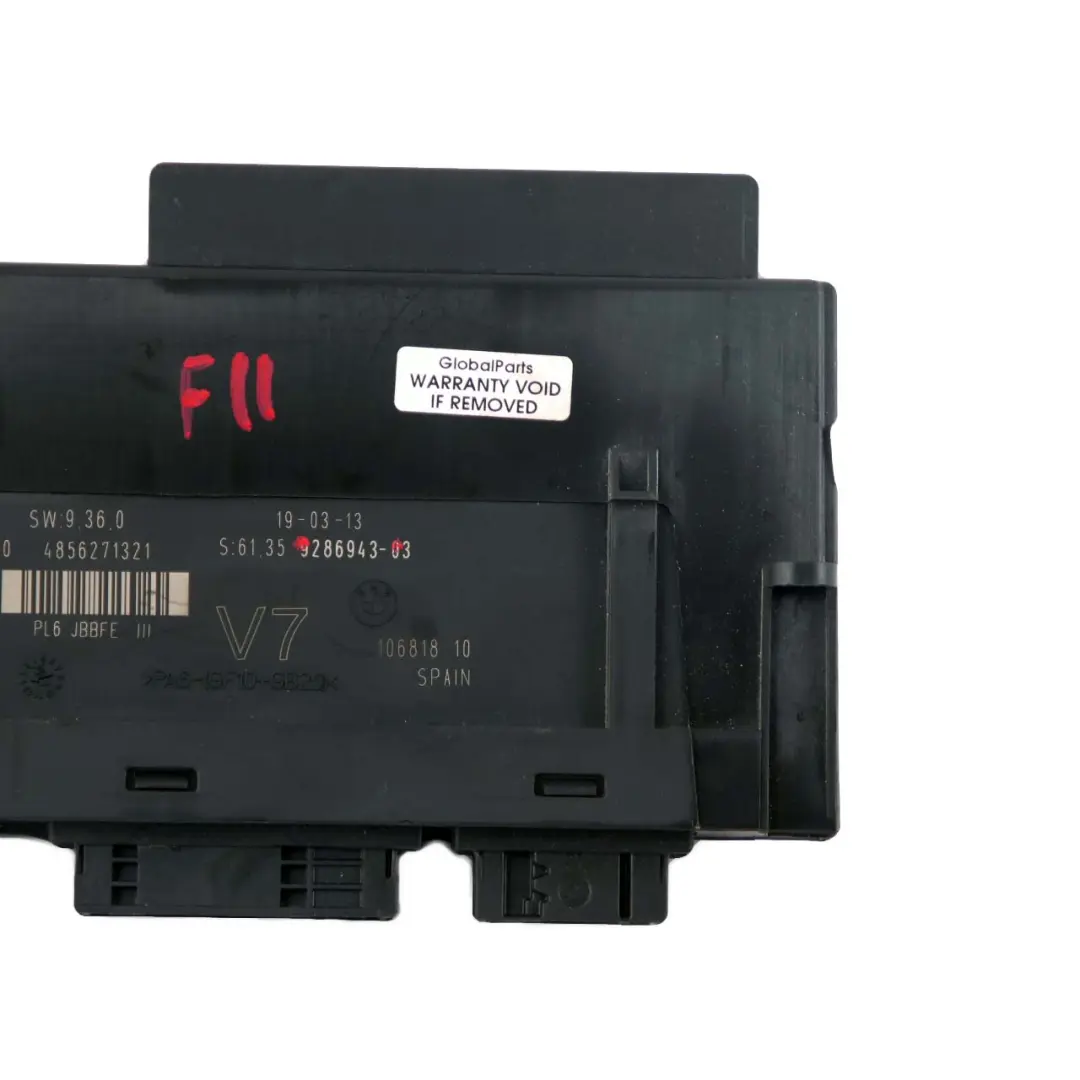 BMW F11 Touring Módulo Control Cuerpo ECU Caja Conexiones V7 PL6 JBBFE III