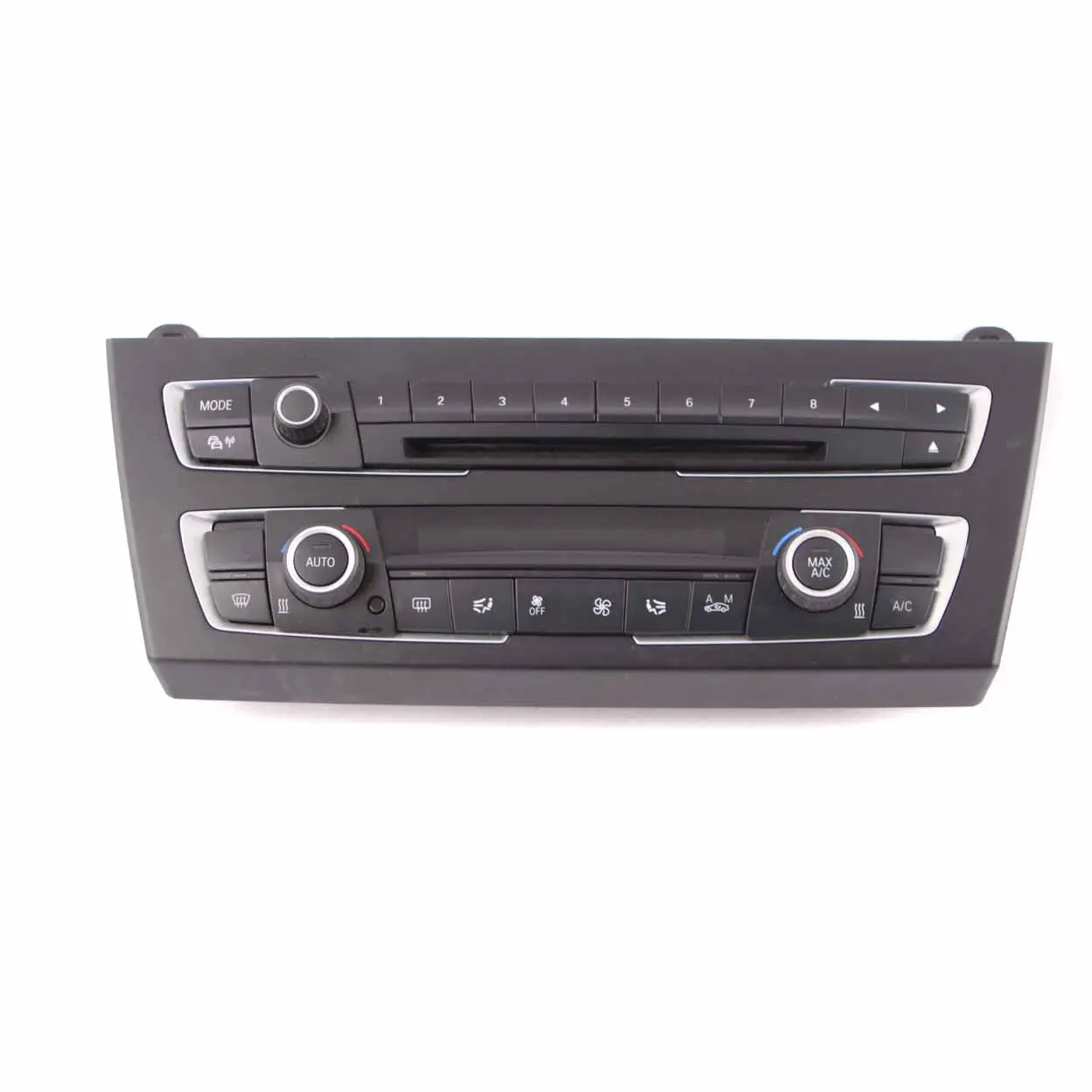 Control Panel BMW F30 F31 AC Air Conditioning Radio Audio FBM Unit Module Chrome