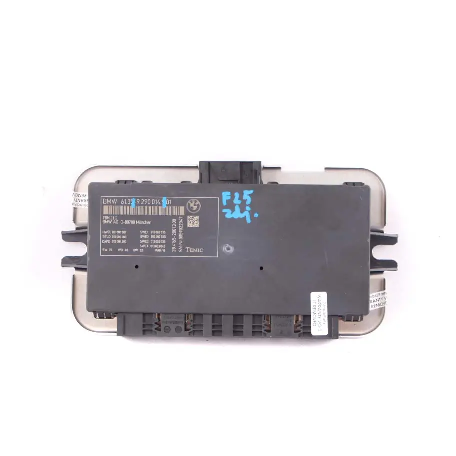 BMW X3 F25 Módulo de control de luces Unidad ECU para pies FRM3 9290014