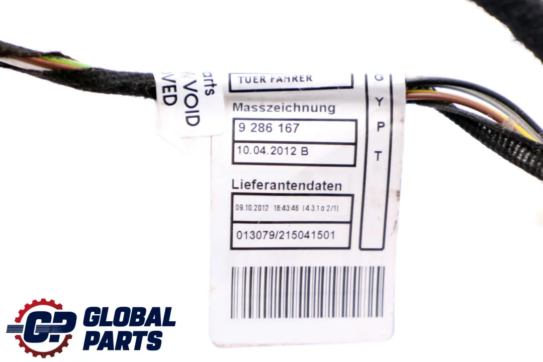 BMW 1 Series F20 F20N LCI Front Door Wiring Loom Harness Driver Side 9291956