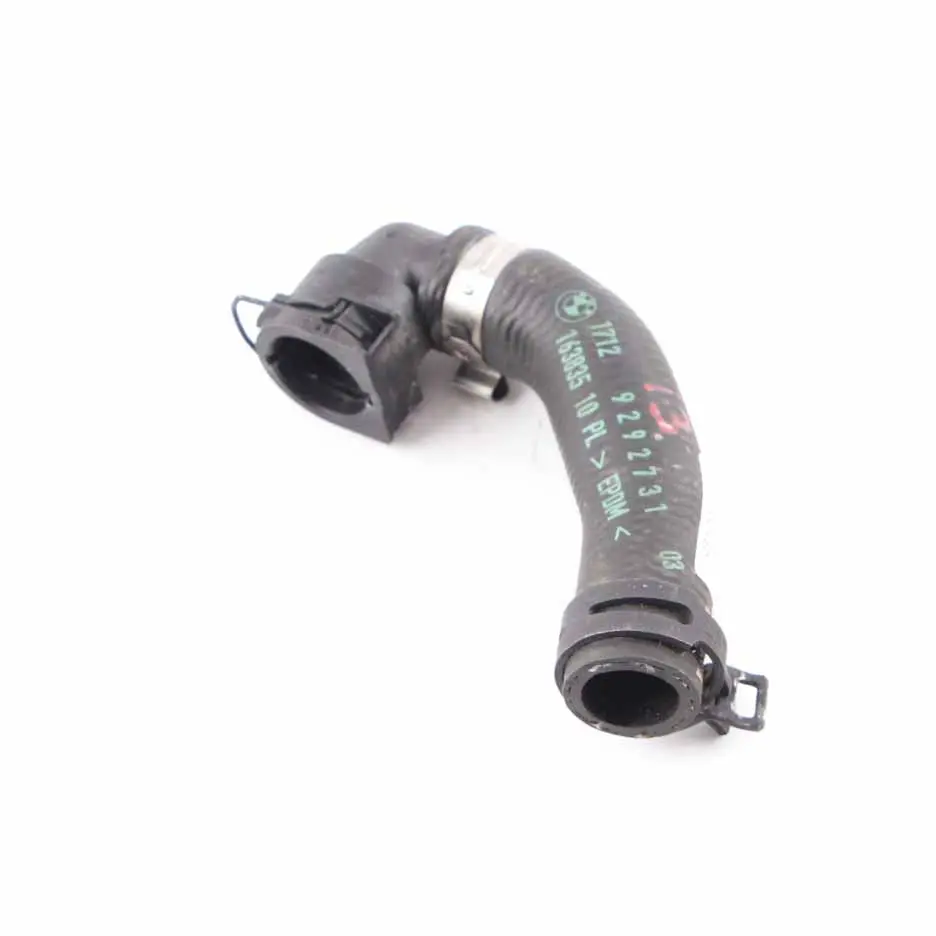 BMW i3 I01 Water Coolant Cooling Hose Return Pipe Line 9292731