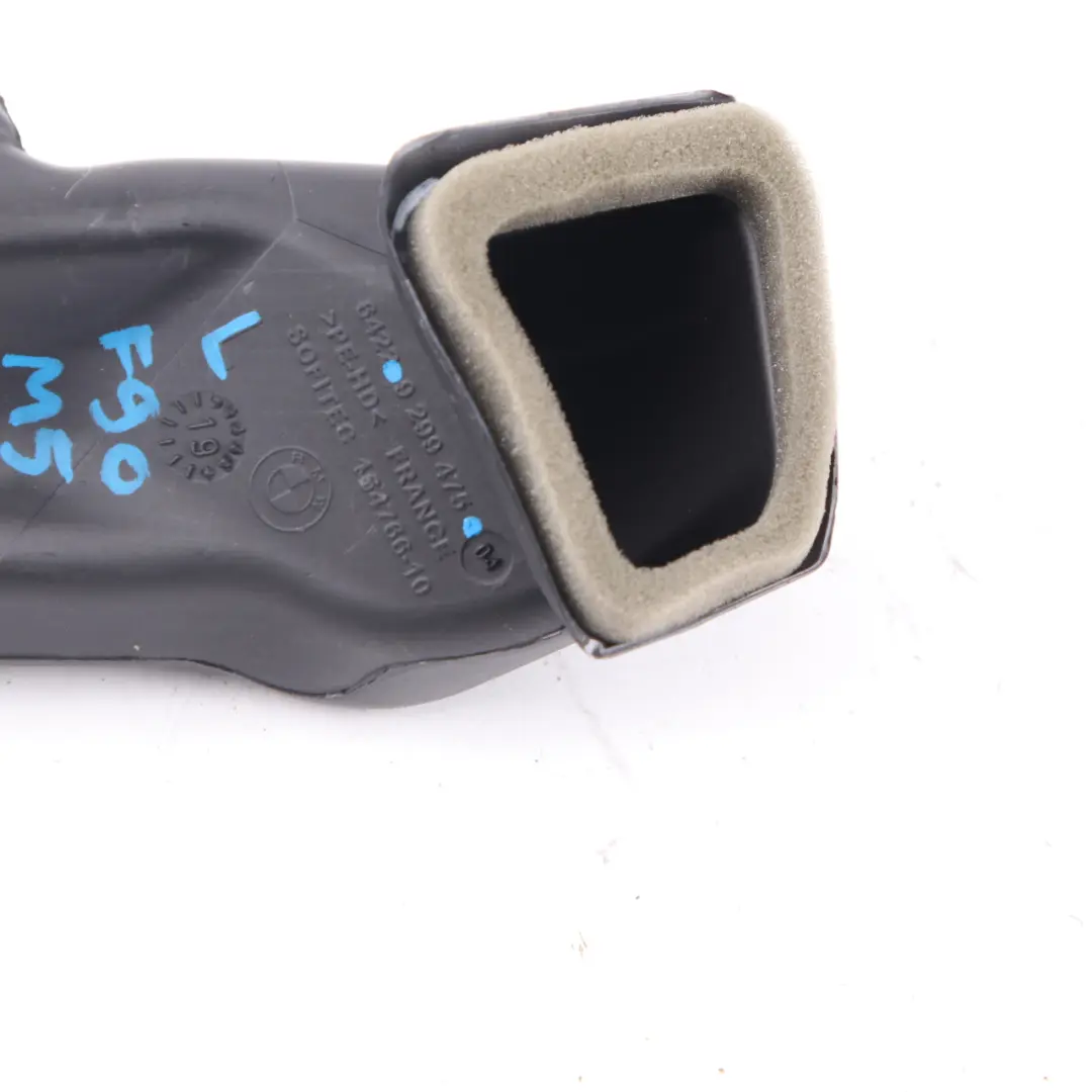 BMW G30 G31 Conducto de aire Canal Footwell Izquierda 9299475