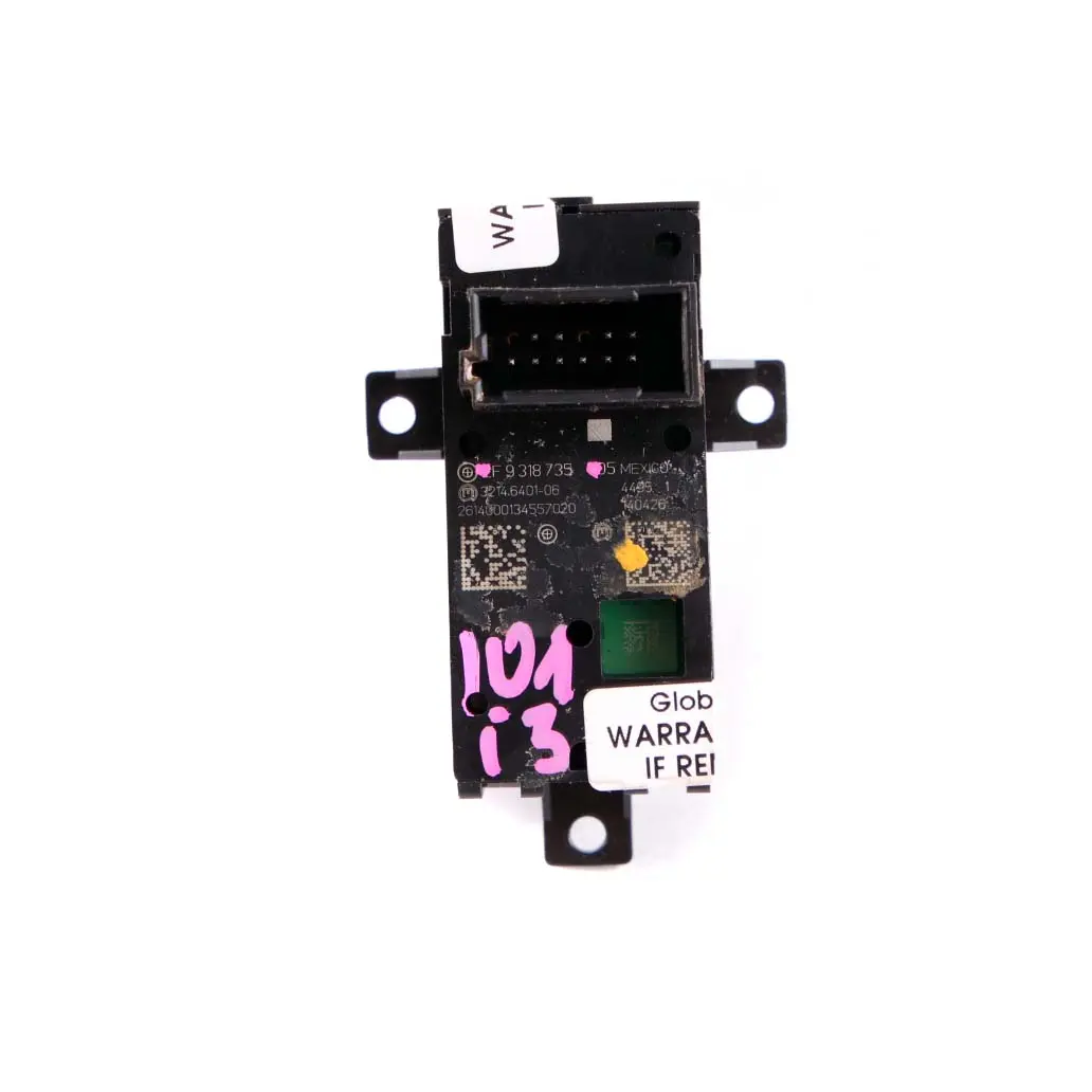 BMW i3 I01 Switch Parking Brake Button Black 9318735