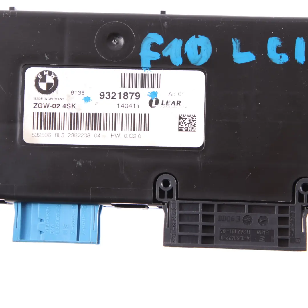 BMW F10 LCI Moduł Sterownik ZGW ECU 9321879