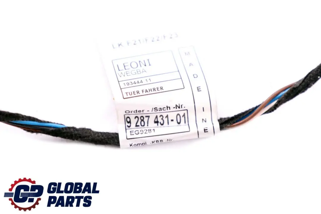 BMW 1 2 Series F21 F22 Cable Harness Loom Door Driver Side Wiring 9287431