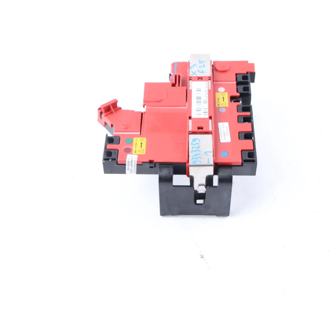 BMW X3 F25 B+ Distribution Box Battery Power Red Rear Control Unit 9206140
