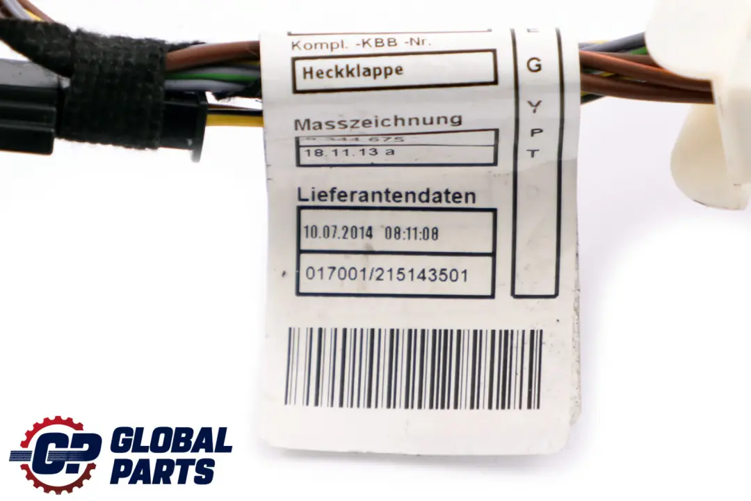 BMW 2 3 Series F22 F80 M3 F82 M4 Wiring Loom Harness Rear Trunk Lid 9344677