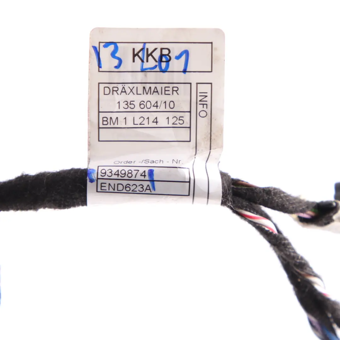 Door Wiring Harness BMW i3 I01 Rear Left Right Door N/O/S Wiring Loom 9349874