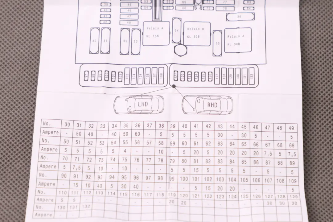 Mini Cooper F55 F56 F57 Fuse Box Map Grouping 9352171