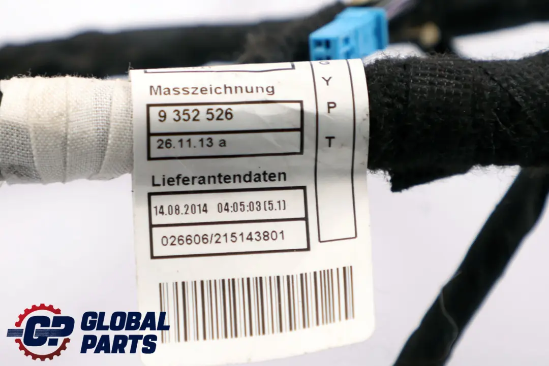 Cable Harness Instrument Panel Dashboard Dash BMW Mini Cooper F55 F56 - SKU 9352544 - Part number 9352530