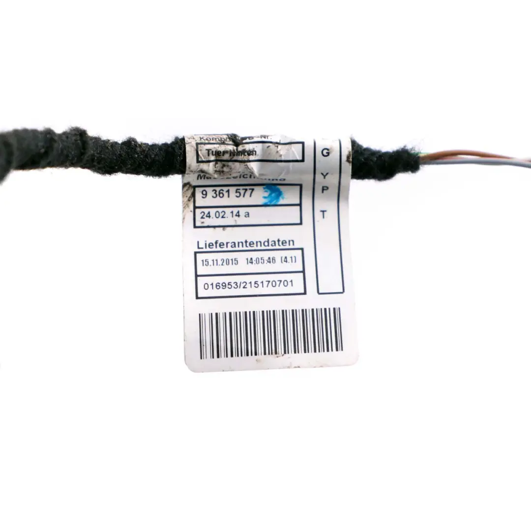 BMW 2 F45 Active Tourer Cableado de la puerta del lado del conductor 9361600