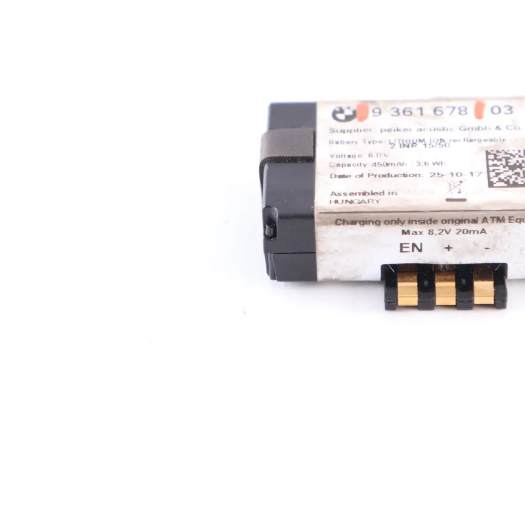 BMW 5 Series G11 G30 Telematic Control Unit Battery 9361678