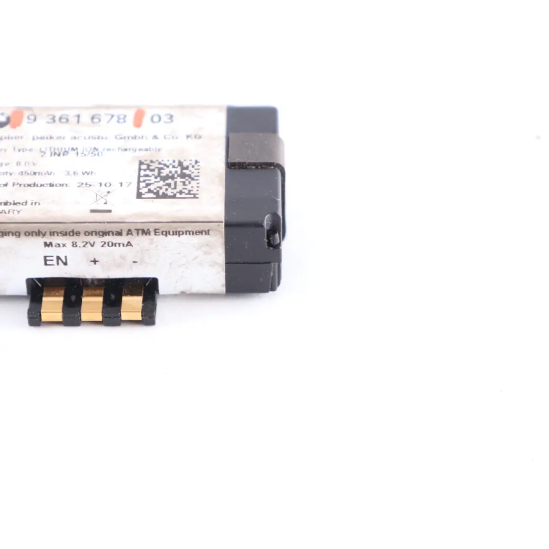 BMW 5 Series G11 G30 Telematic Control Unit Battery 9361678