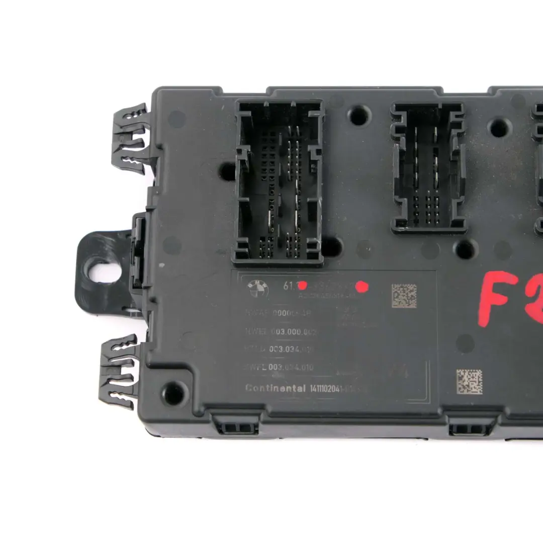 BMW F20 Módulo Trasero Caja Fusibles Control Distribución Energía 9362397