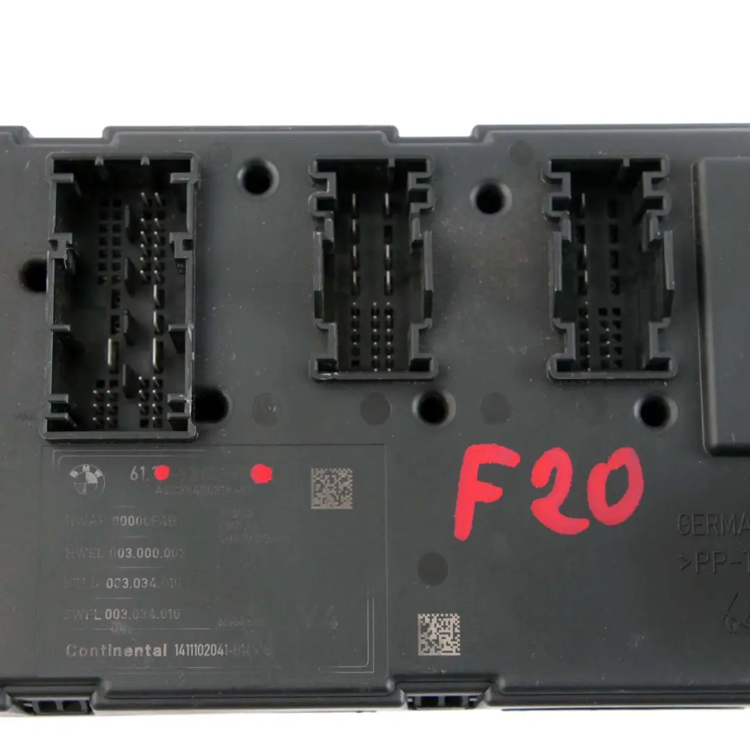 BMW F20 Módulo Trasero Caja Fusibles Control Distribución Energía 9362397