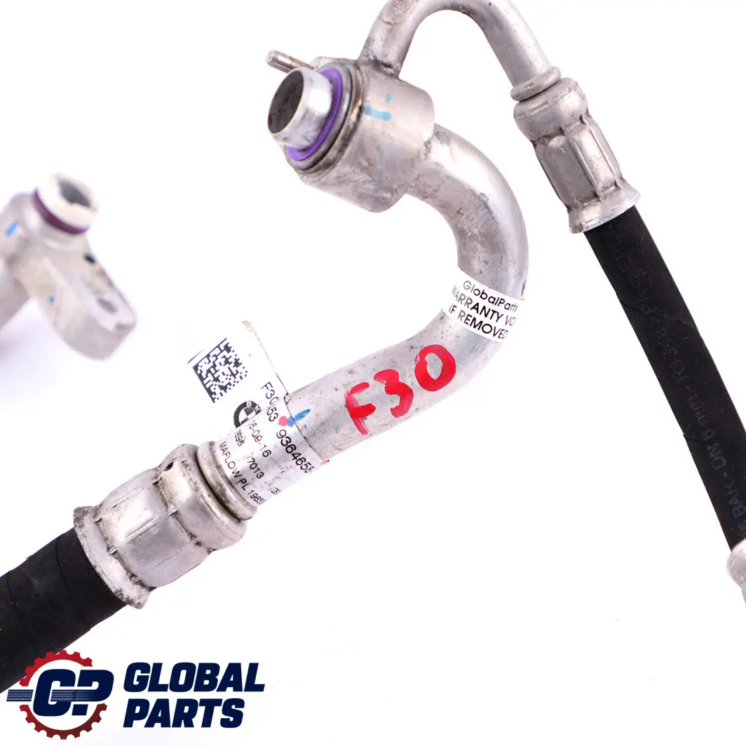 BMW 3 F30 LCI 330e B48X Air Con Suction Line Compressor Heat Exchanger 9364658