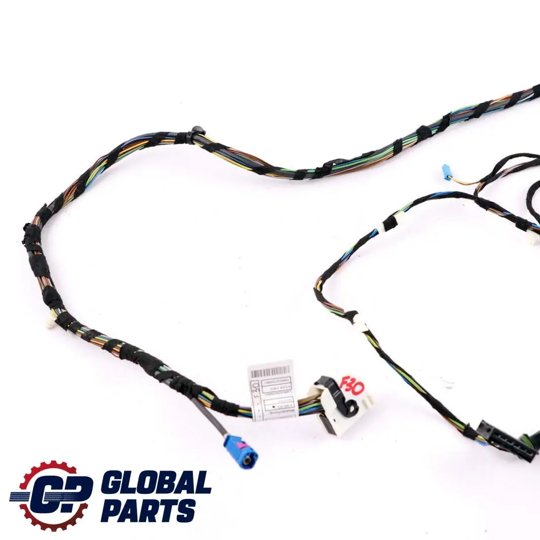 BMW 3 Series F30 LCI 330e Hybrid Trunk Cable Wiring Harness Rear 9365055