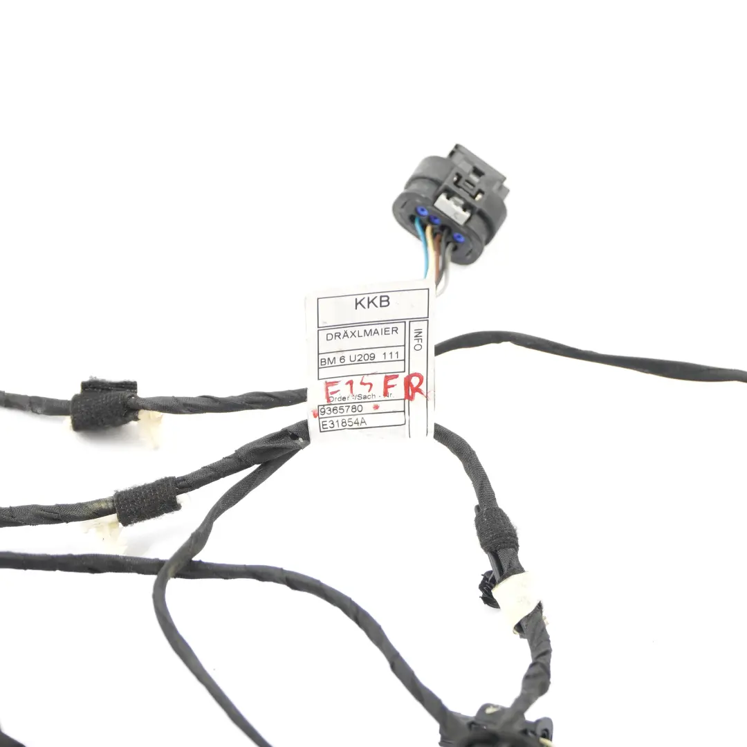 BMW X5 F15 Cableado Delantero Derecho Puerta Mazo 9365780