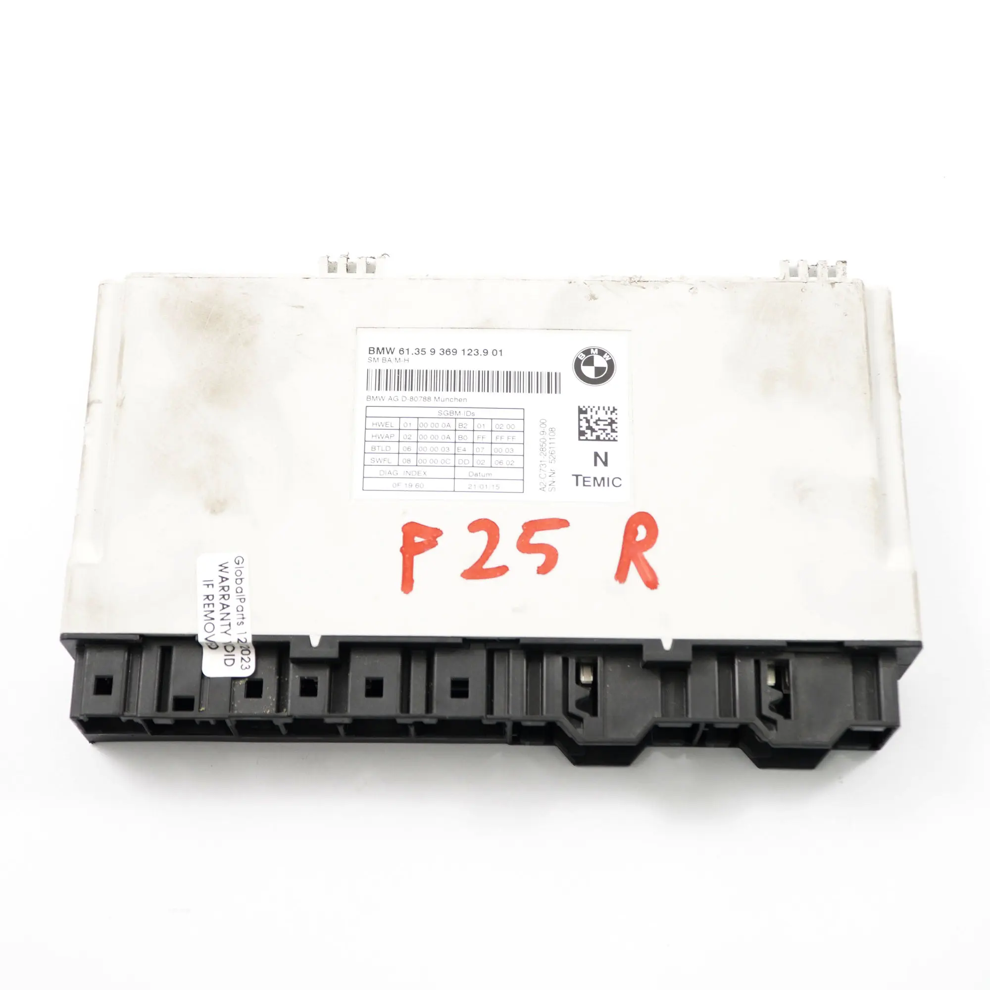 BMW X3 F25 Sterownik Moduł ECU Fotela Lewy Prawy 9369123