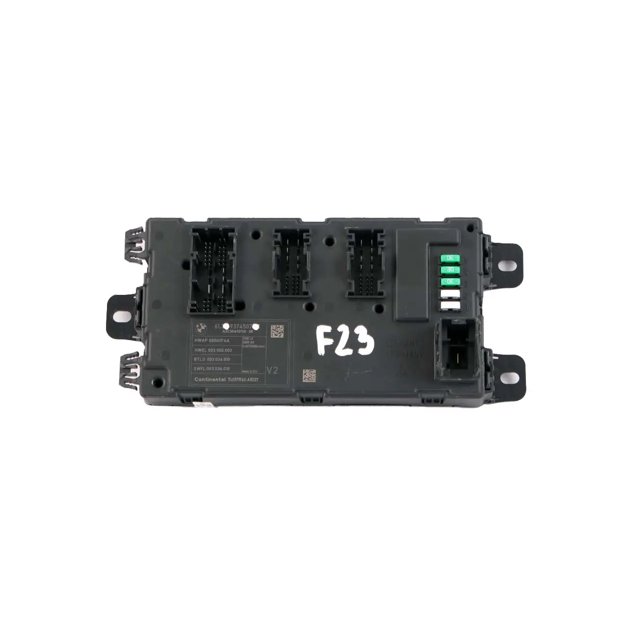 BMW F23 REM Módulo Electrónico Trasero Caja Fusibles Unidad Control V2 9374507