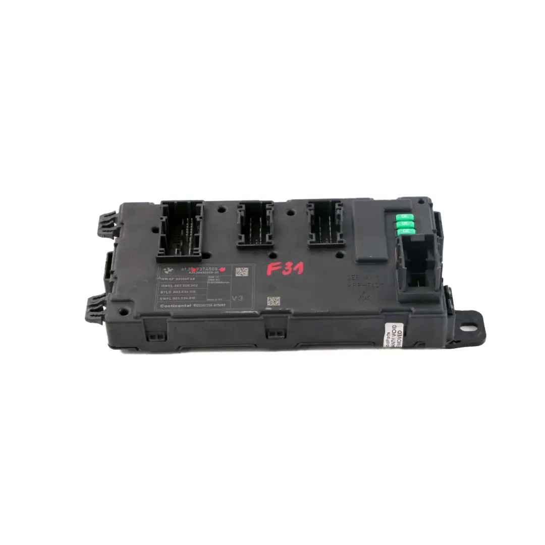 BMW F20 F21 F30 F31 REM Módulo Electrónico Trasero Fusibles Control V3 9374508