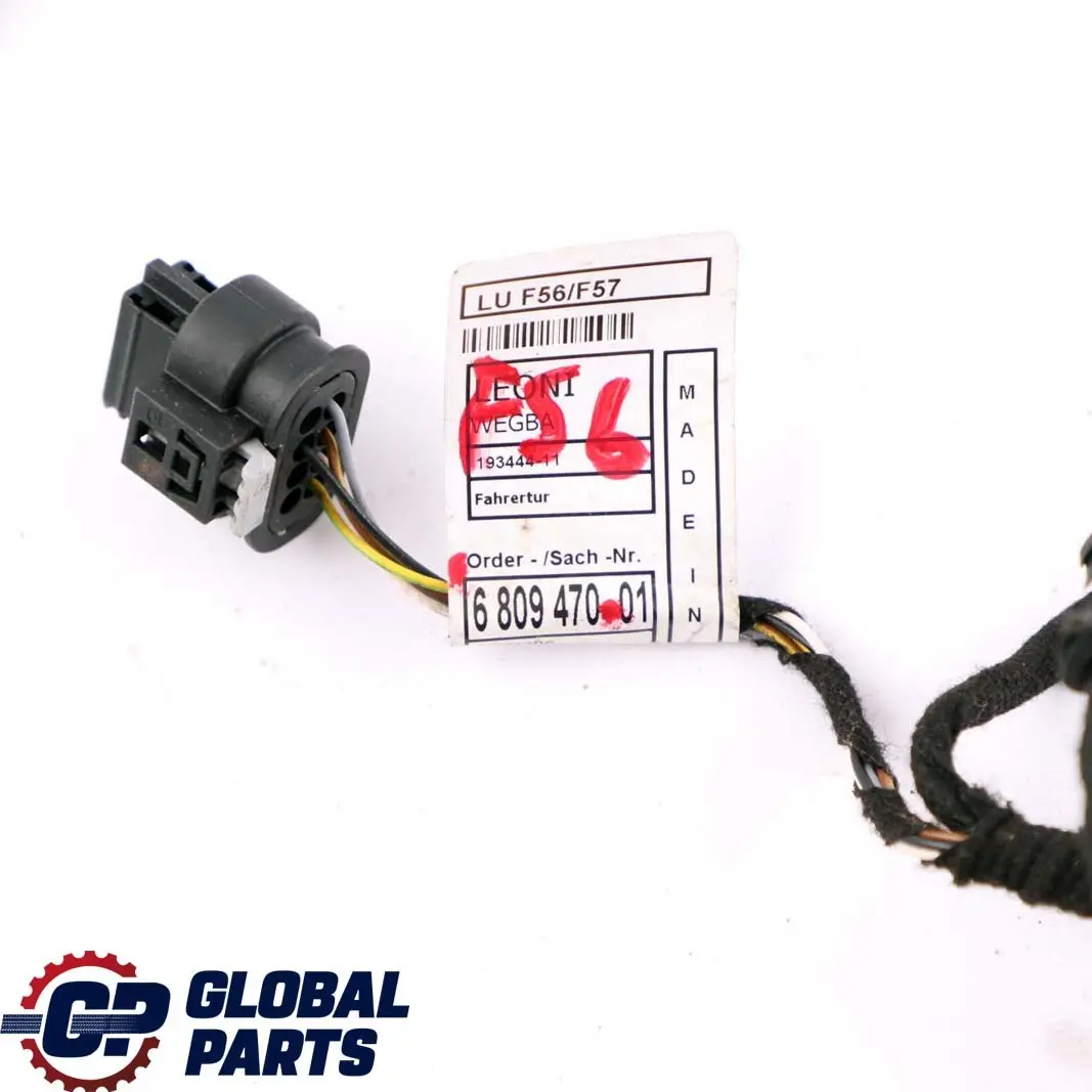 MINI Cooper F56 Front Right O/S Driver Side Door Wire Wiring Loom 6809470