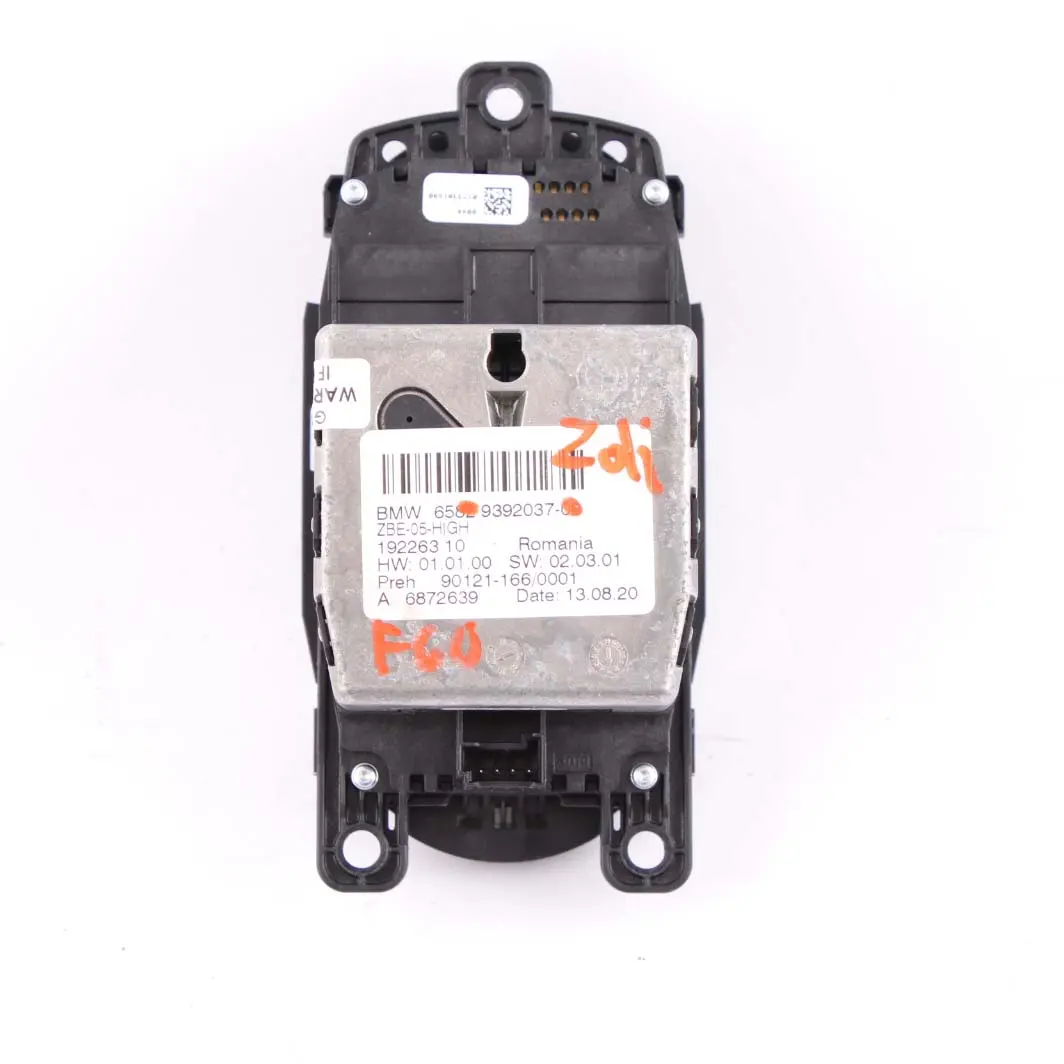 Mini F55 F56 F57 F60 iDrive Interrupteur Contrôleur Unité Bouton 9392037