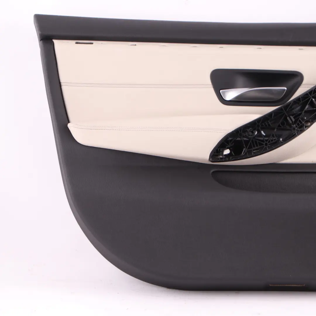 BMW F36 LCI Door Card Front Left N/S Lining Panel Ivory White Oyster Leather