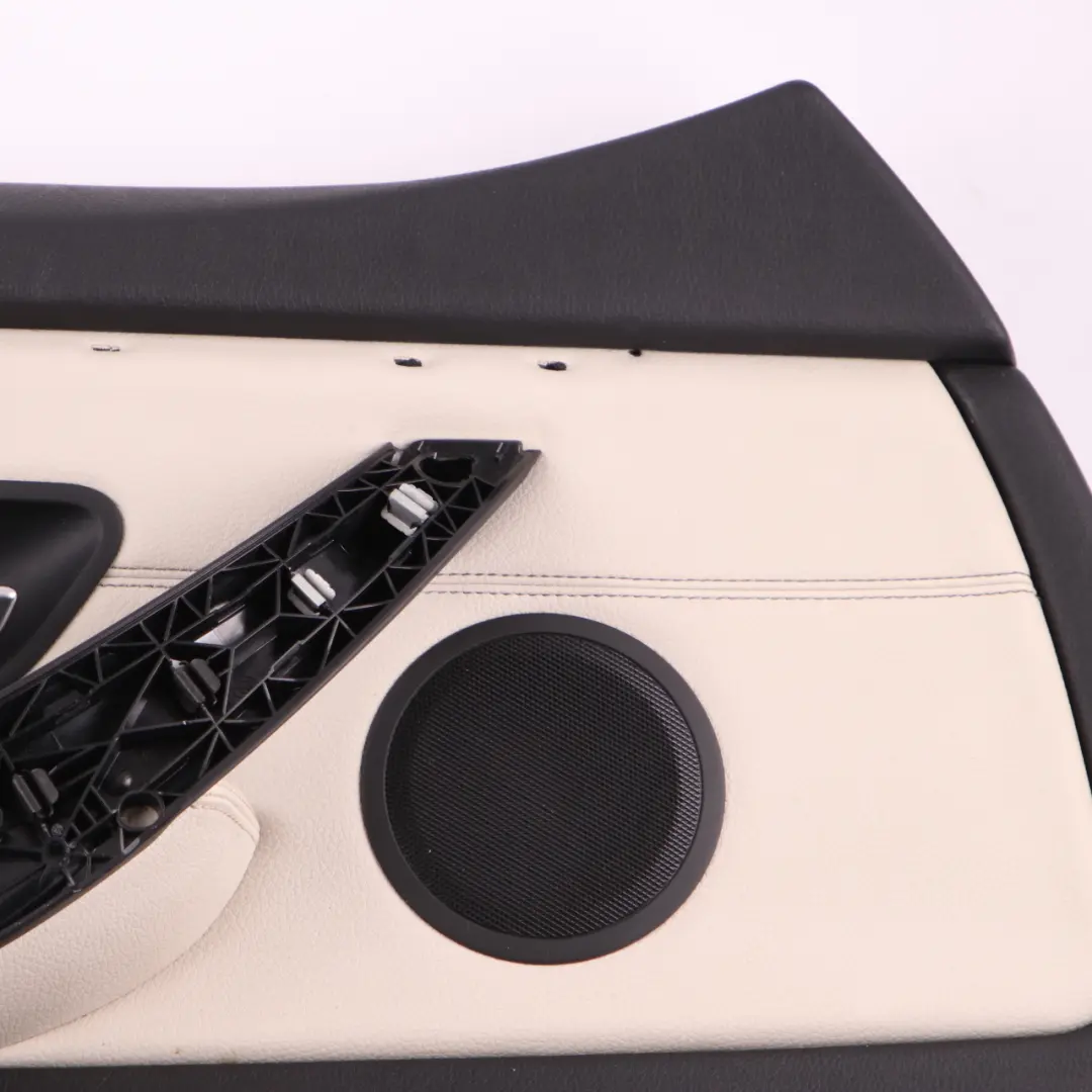 BMW F36 LCI Door Card Front Left N/S Lining Panel Ivory White Oyster Leather