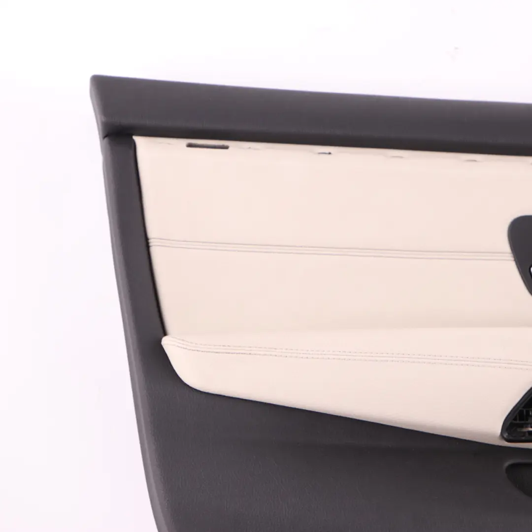 BMW F36 LCI Door Card Front Left N/S Lining Panel Ivory White Oyster Leather