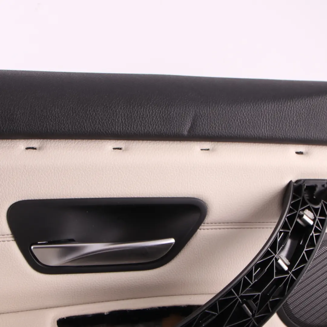 BMW F36 LCI Door Card Front Left N/S Lining Panel Ivory White Oyster Leather