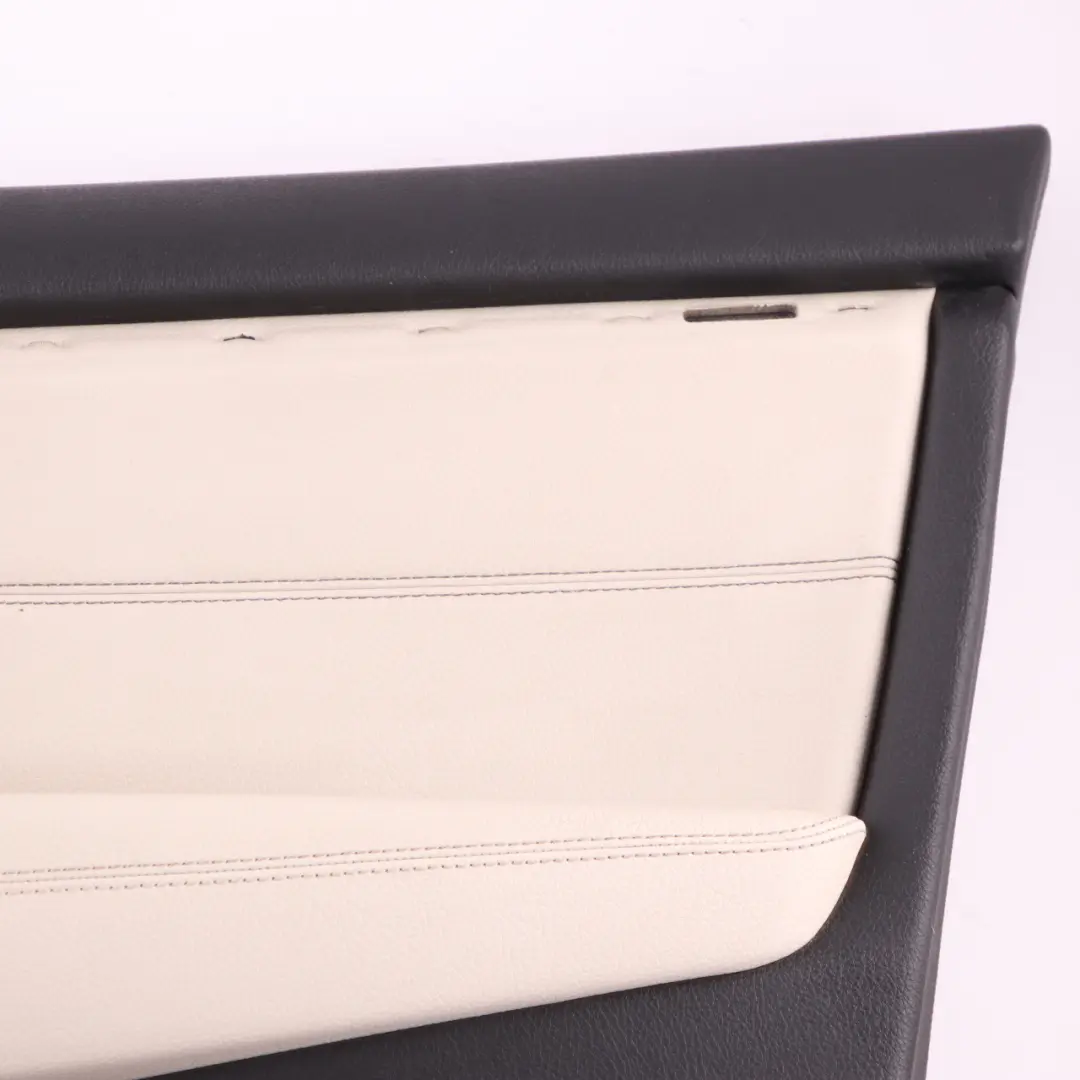 BMW F36 LCI Door Card Front Right O/S Lining Panel Ivory White Oyster Leather