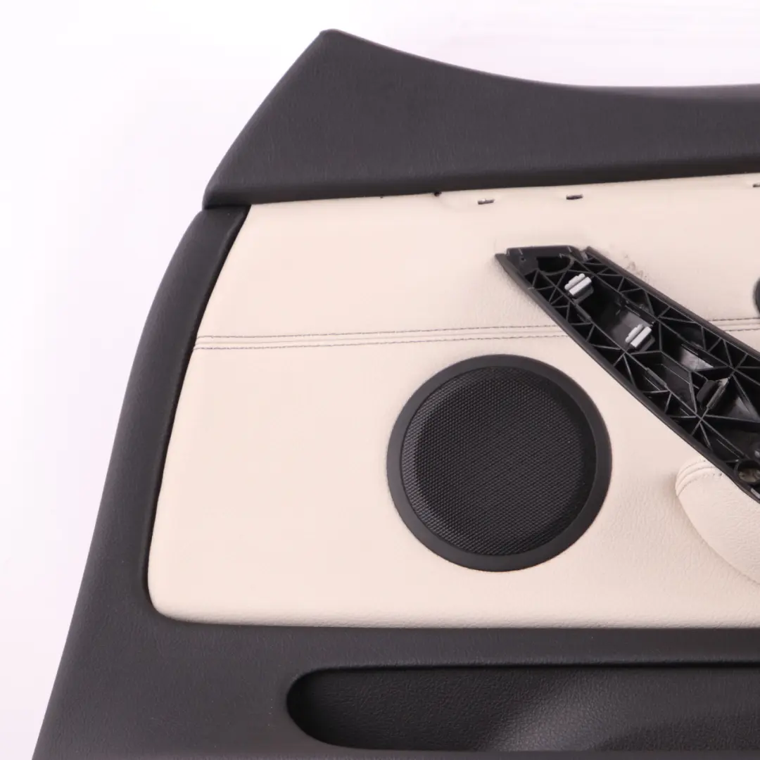 BMW F36 LCI Door Card Front Right O/S Lining Panel Ivory White Oyster Leather