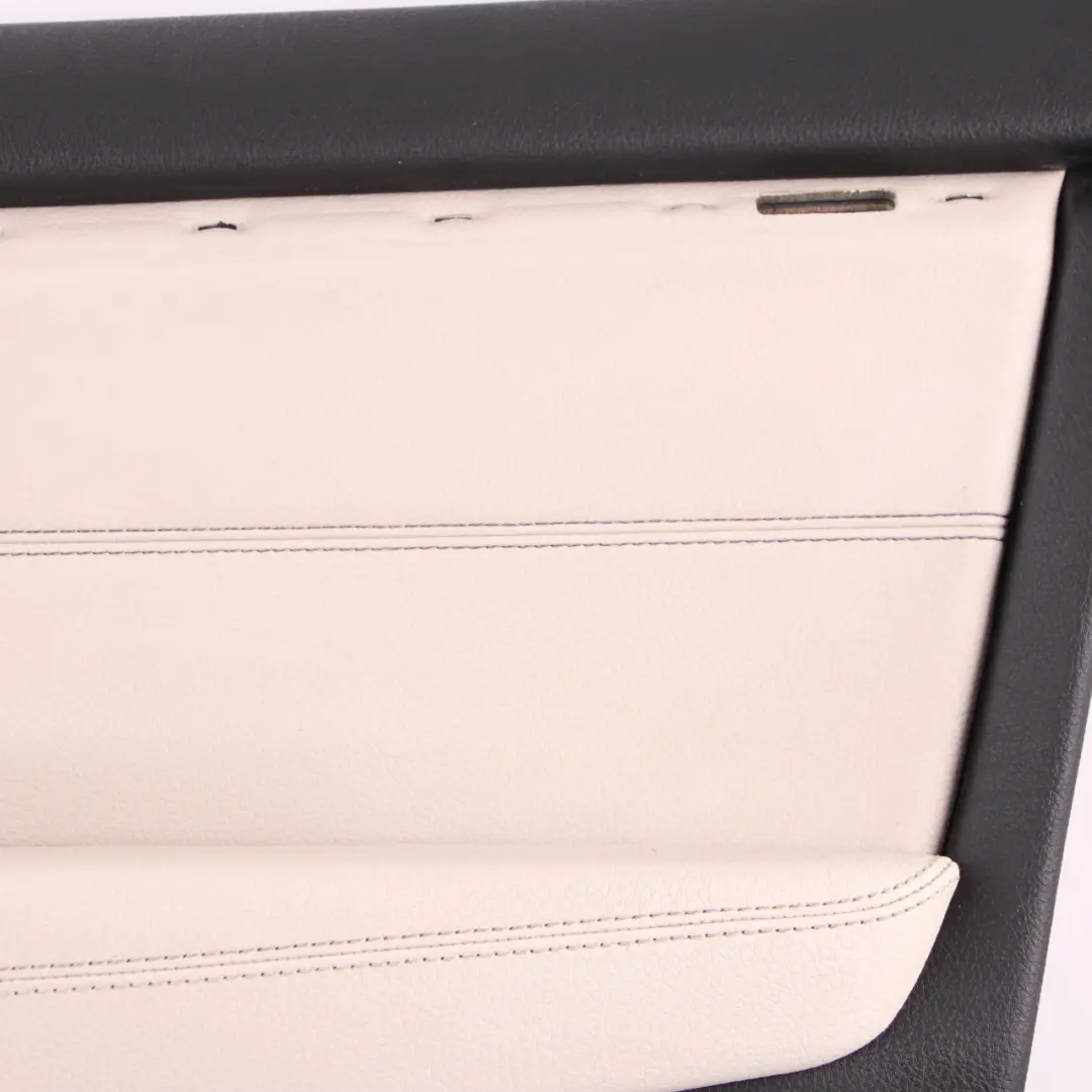 BMW F36 LCI Door Card Front Right O/S Lining Panel Ivory White Oyster Leather