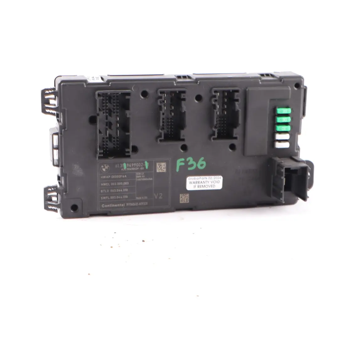 BMW F20 F21 F22 F30 F31 F32 F36 Fuse Box Body Control Unit Module REM V2 9499002