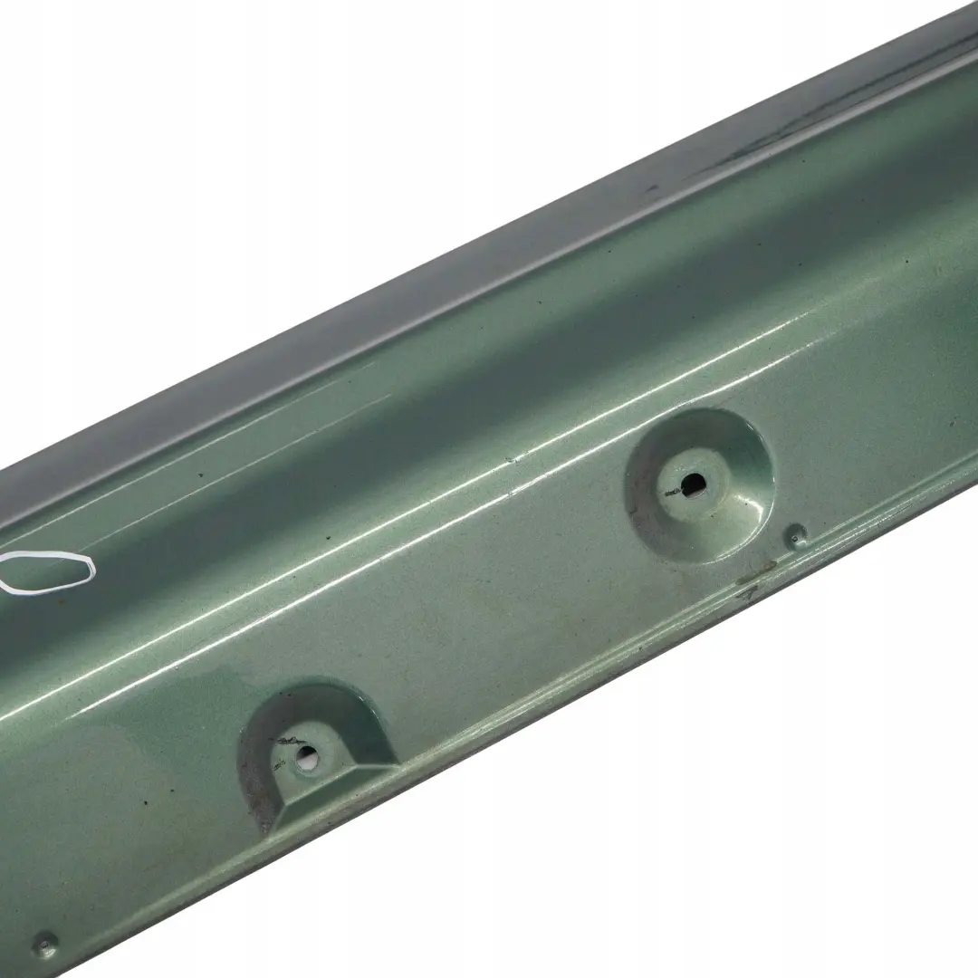 BMW 3 E46 Saloon Touring Right O/S Side Sill Skirt Panel Meergruen Green - 393