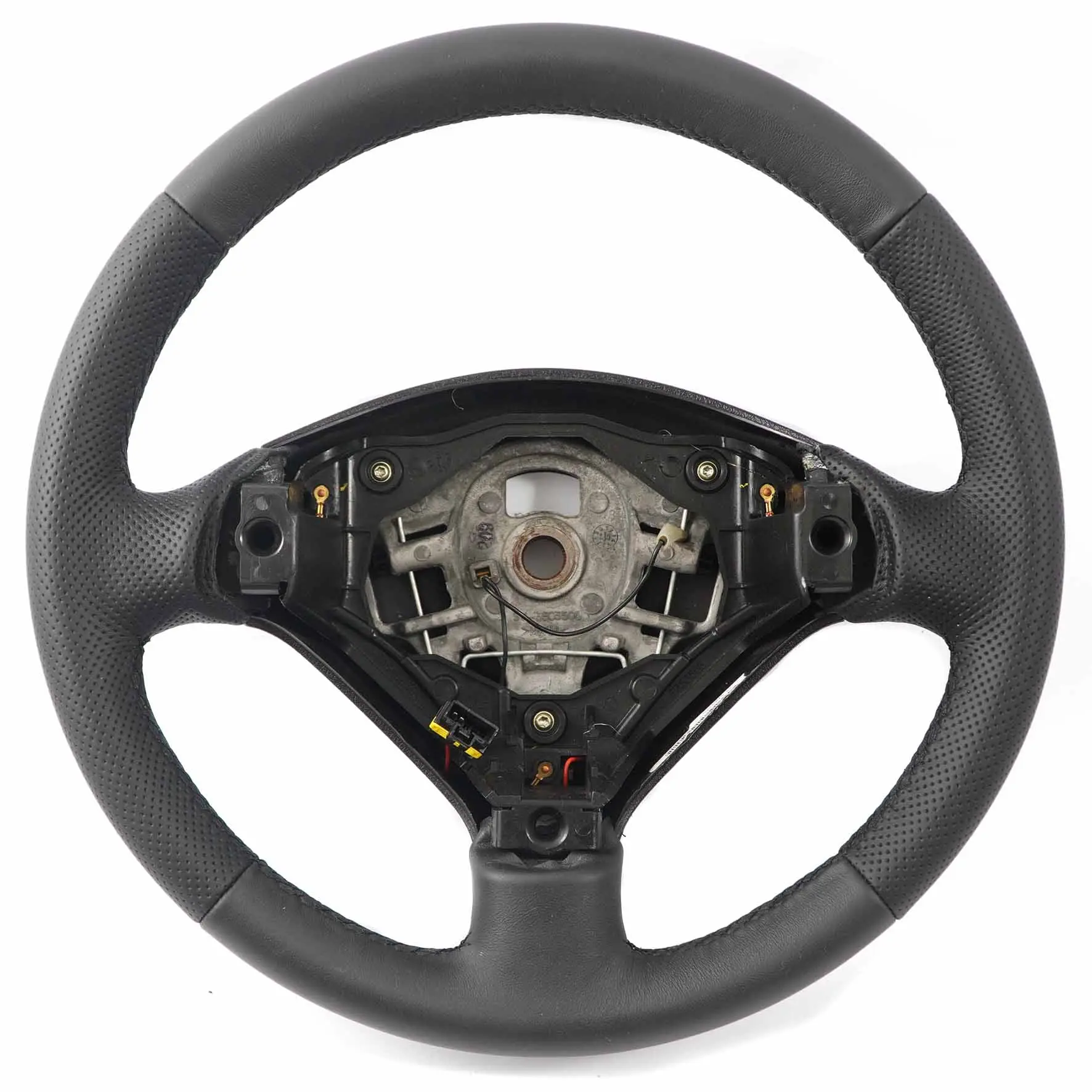 Peugeot 307 Steering Wheel NEW Black Leather 96345022