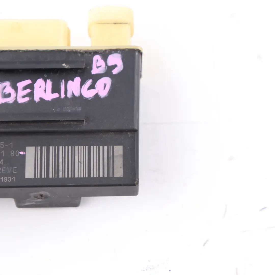 Citroen Berlingo Cooling Fan Relay Plug Control Module 9652021180