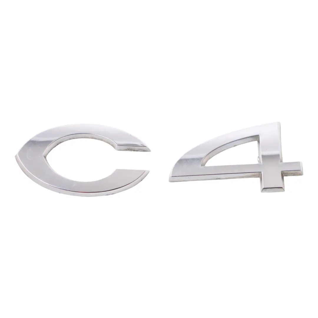 Citroen C4 Tailgate Boot Logo Badges Chrome 9658479380