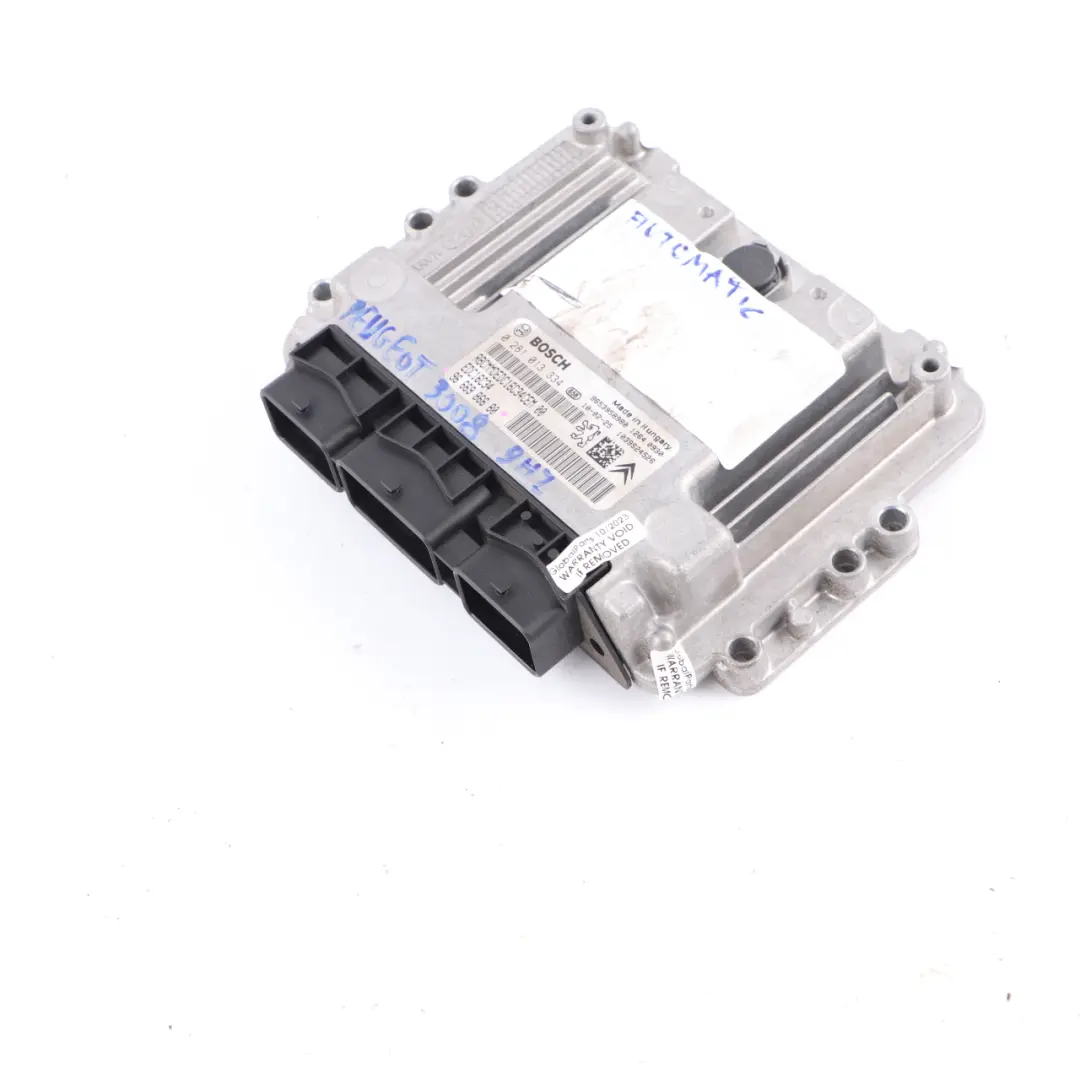 Peugeot 3008 1.6 HDI 9HZ 9H01 Engine Control Unit Module ECU 9666986680 Manual 