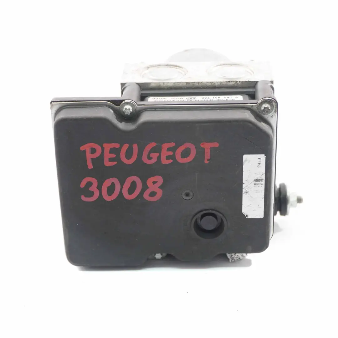 Peugeot 3008 Bomba de freno ABS Unidad control de frenado hidráulico 9674677580