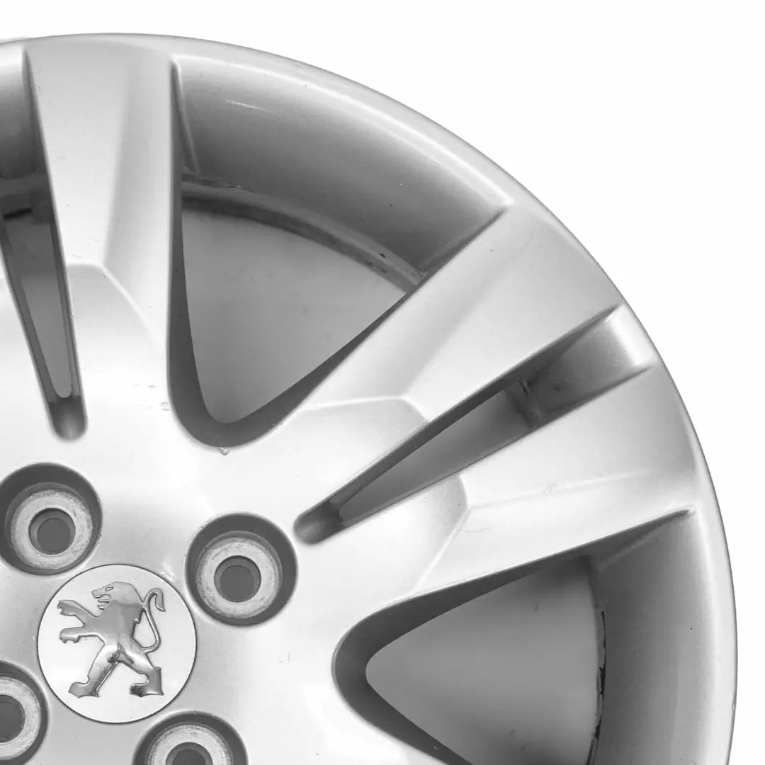 Peugeot 5008 Silver 5 Double Spoke Wheel Alloy Rim 17" 7J ET:29 9675498677