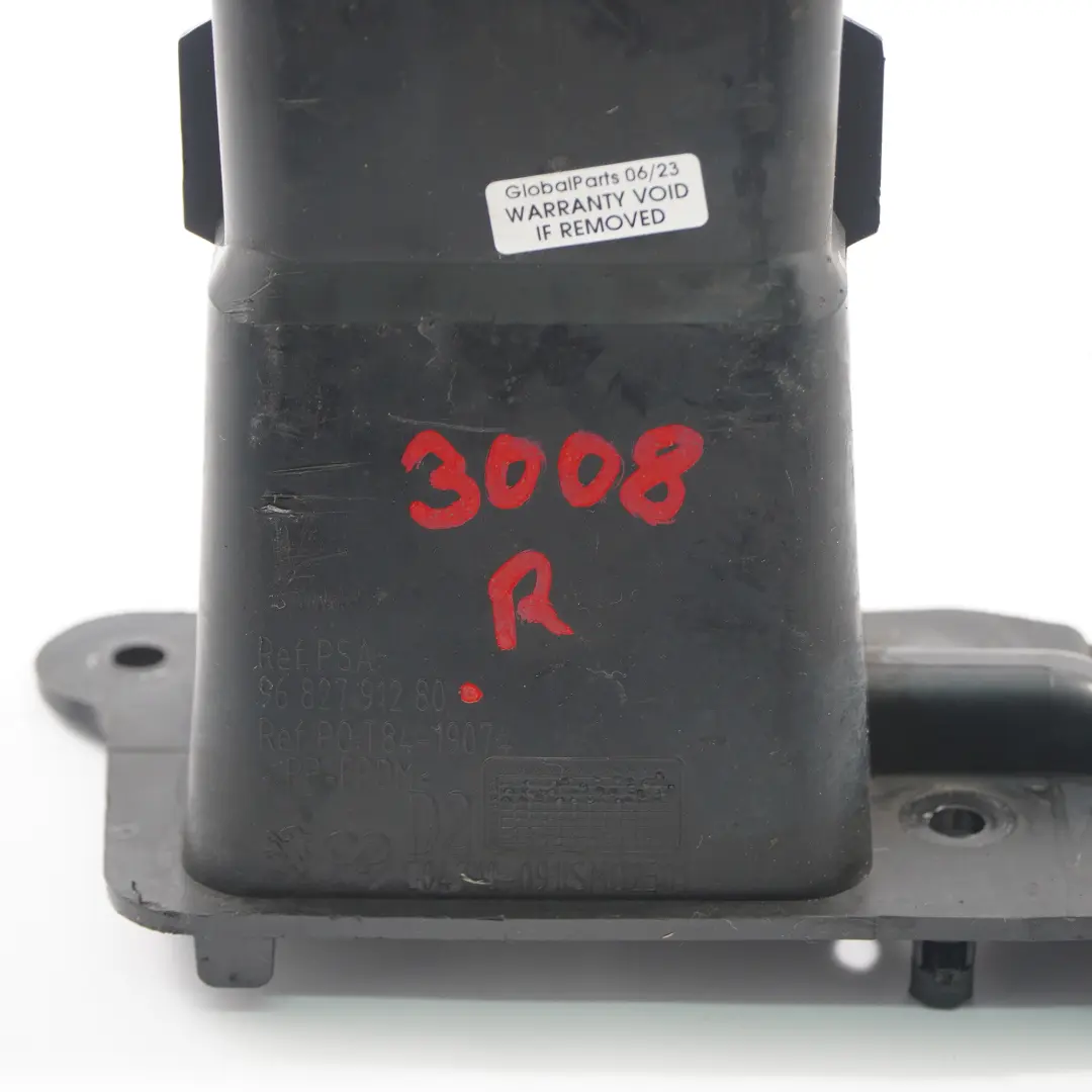 Peugeot 3008 Soporte de refuerzo parachoques delantero derecho Box 9682791280