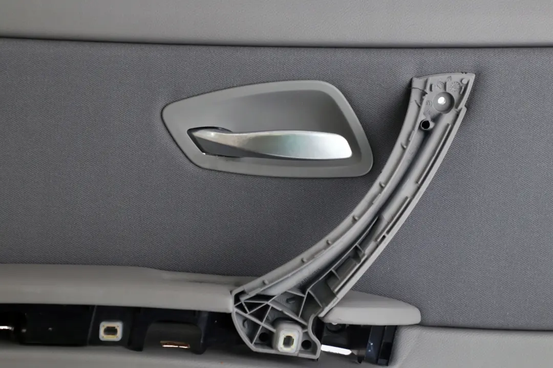 BMW 3 Series 2 E90 Grey Cloth Rear Left N/S Door Card Lining Cloth Trim Panel