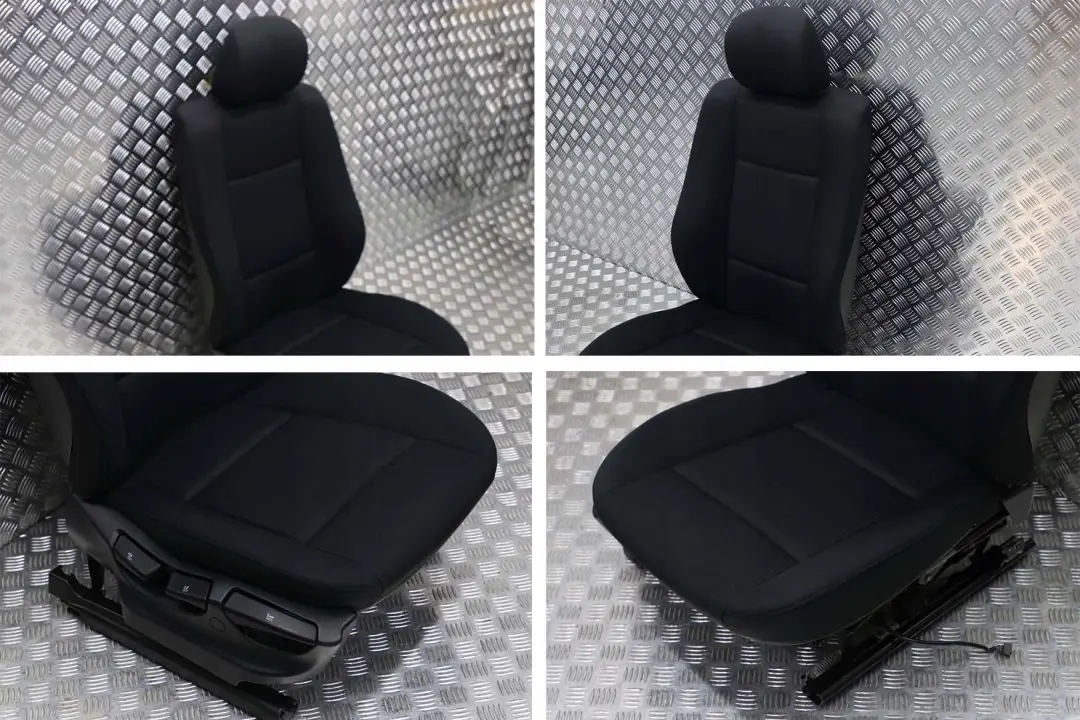 BMW X3 Series E83 LCI Fabric Cloth Twill Anthracite Front Right O/S Seat