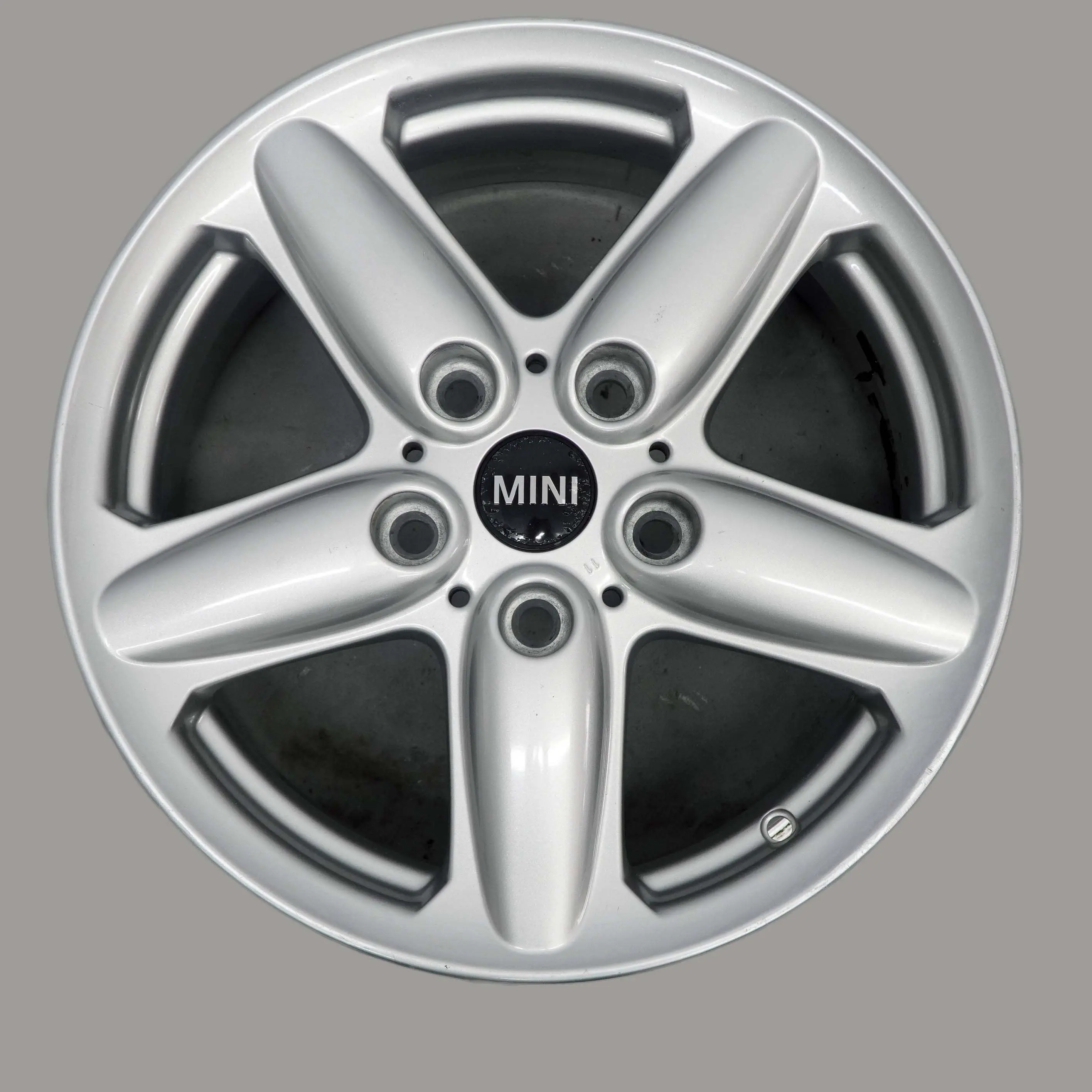 Mini Cooper R60 Silver Wheel Alloy Rim 16" 6,5J ET:46 5-Star Single Spoke 124